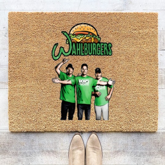 Discover Wahlburgers Tie Dye Coir Doormats
