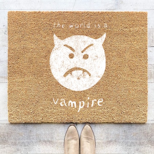 Discover the smashing pumpkins bullet with butterfly wings Coir Doormats