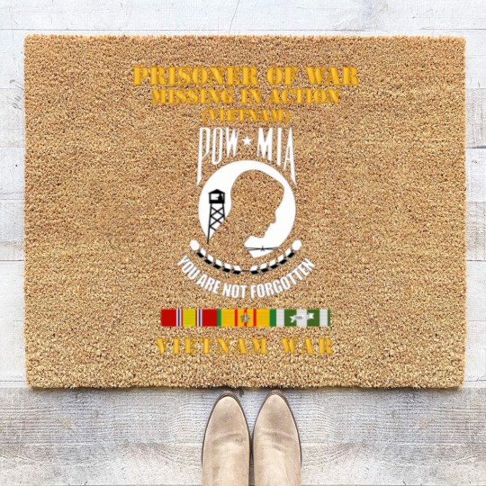 Discover Pow Mia Vietnam W  Vn Svc Coir Doormats