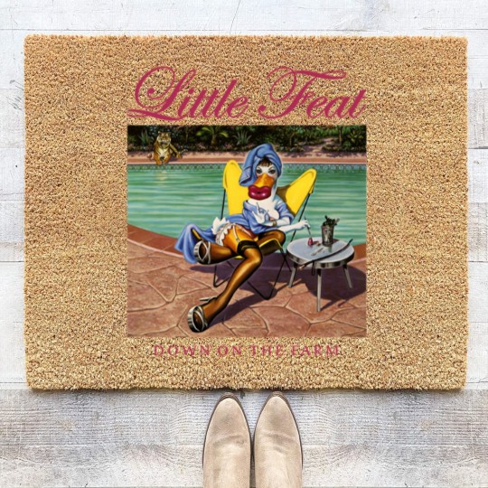 Discover Little Feat Rock Band Lowell George Formed Then Disbanded Upon His Death  Retro Wave Coir Doormats