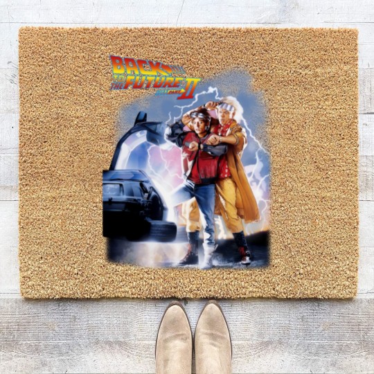 Discover Back to the Future Part II Coir Doormats, Men's Women's Sizes