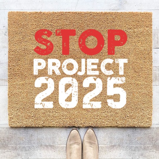 Discover Stop Project 2025 Coir Doormats, Vote Coir Doormats, Anti Trump Coir Doormats, Liberal Coir Doormats