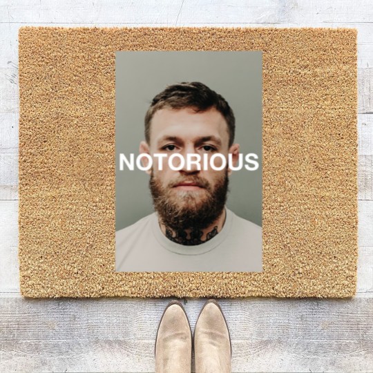 Discover Connor McGregor Mugshot Notorious - Connor Mcgregor Mugshot - Coir Doormats