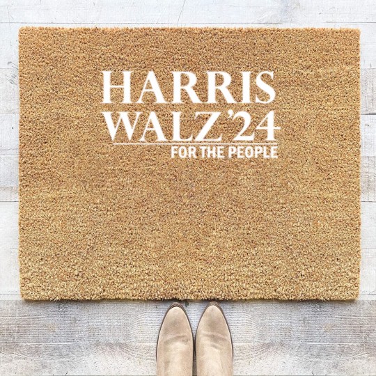 Discover Harris Walz 2024 Coir Doormats Coir Doormats, Kamala Harris Coir Doormats, Tim Walz