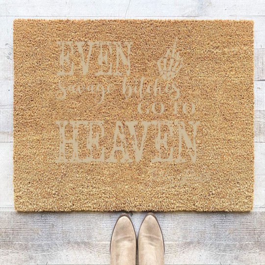 Discover Rapper Jelly Roll Coir Doormats, Even Savage Bitches Go To Heaven Coir Doormats, Jelly Roll Tour 2023