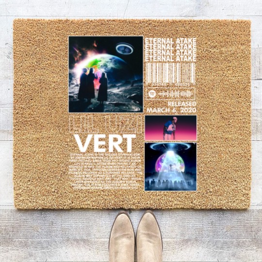 Discover Lil Uzi Vert Rap Coir Doormats, Eternal Atake Album 90s Y2K Merch Vintage Rapper Hiphop
