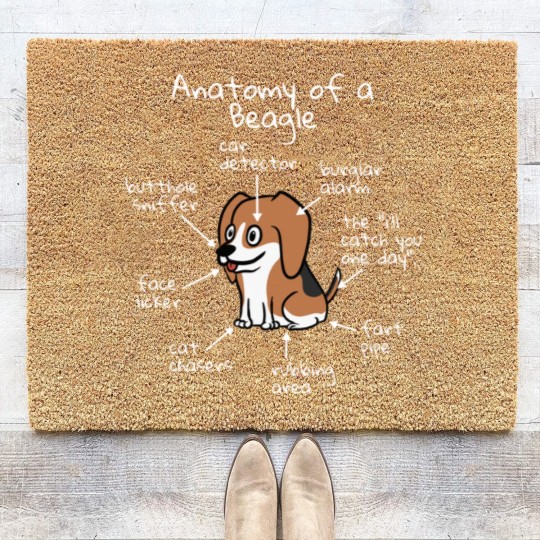 Discover Anatomy Of A Beagle Coir Doormats