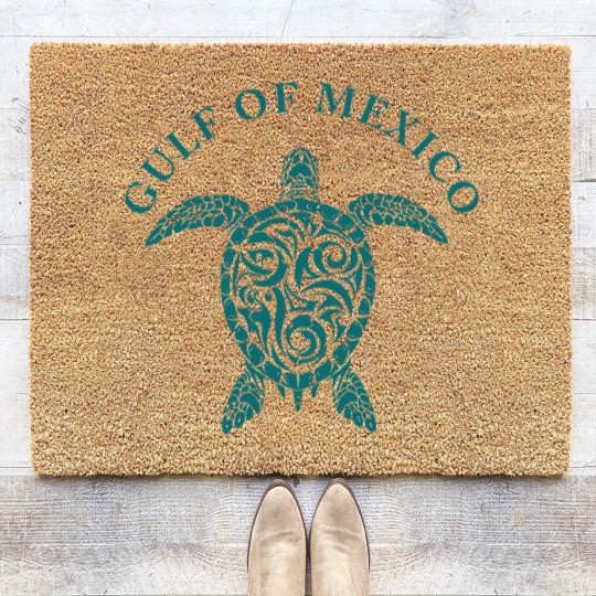 Discover Gulf of Mexico Coir Doormats,  Turtle Coir Doormats, Stay Salty & Resist Coir Doormats