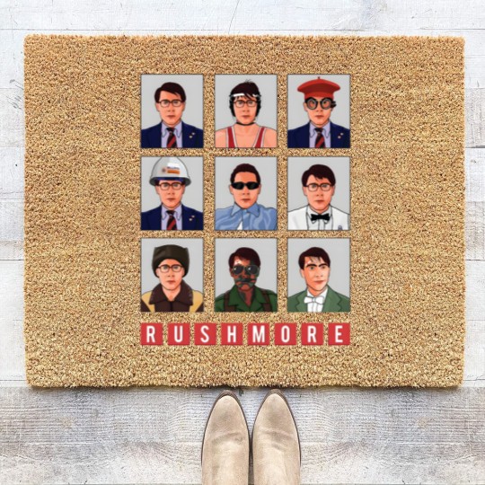 Discover Rushmore Max Fischer Grid Coir Doormats