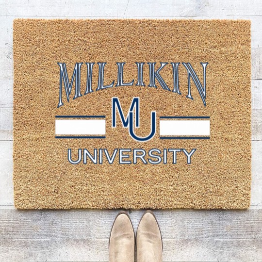 Discover Millikin 1901 University Apparel birthday christma Coir Doormats