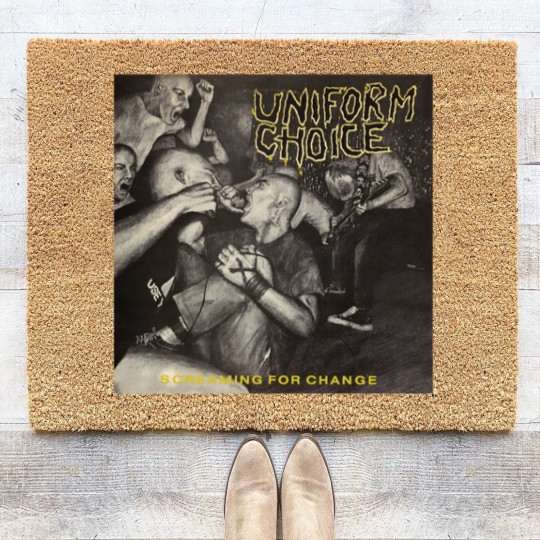 Discover Uniform Choice-Screaming For Change Coir Doormats