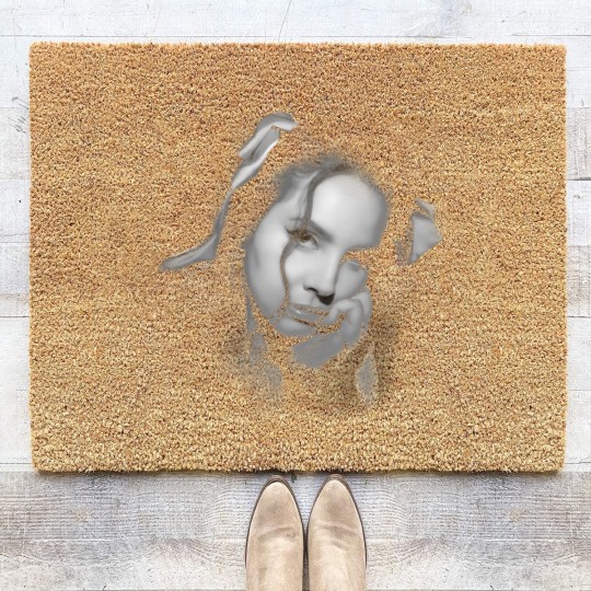 Discover 90s Lana Del Rey music Coir Doormats graphic Coir Doormats Charcoal Coir Doormats Men Women