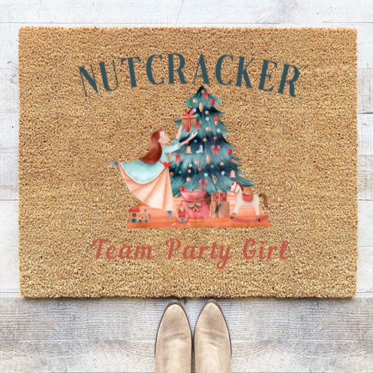 Discover Party Girl Coir Doormats, Team Blue Soldier Coir Doormats, Team Party Girl Coir Doormats, Nutcracker Coir Doormats, Nutcracker Blue Soldier Coir Doormats