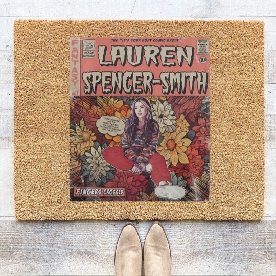 Discover Lauren Spencer-Smith Comic Coir Doormats, 90S Vintage Merch Art It'S Your Body Album