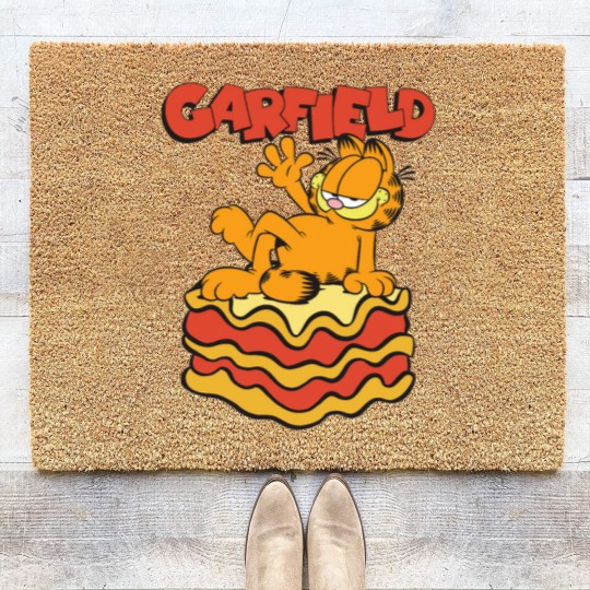 Discover Garfield Lasagna Slice Garfield Pose Coir Doormats