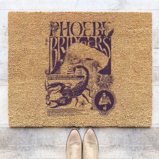 Discover Phoebe Bridgers I Know The End Punisher Merch Lyric Coir Doormats