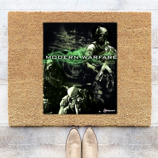 Discover 2009 Call of Duty Modern Warfare 2 IW Promo Vintage Y2K Coir Doormats