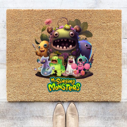 Discover my singing monsters, rare wubbox, my singing monsters monsters, my singing monsters wubbox Coir Doormats