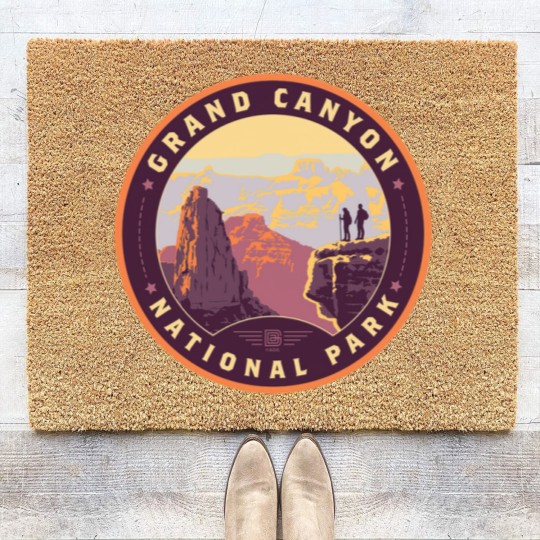 Discover Grand Canyon National Park Coir Doormats