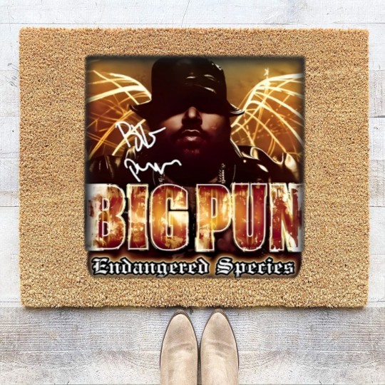 Discover Big Pun Endangered Species Album Coir Doormats, Big Pun Tour Coir Doormats