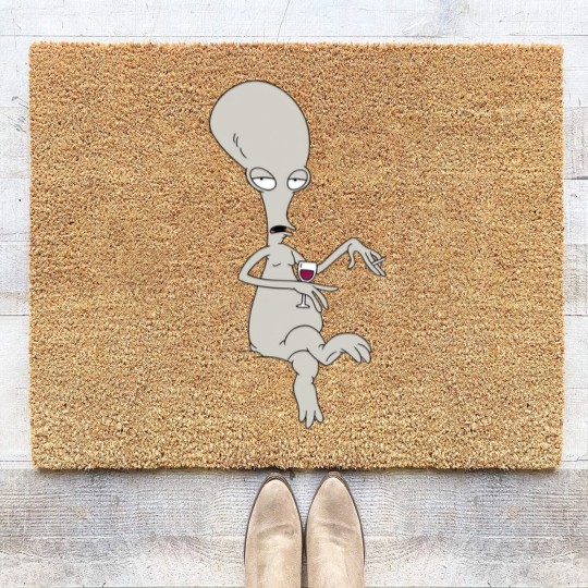 Discover roger american dad Coir Doormats