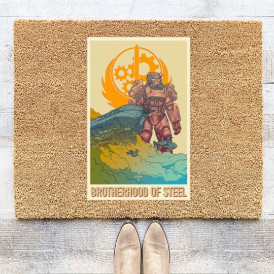 Discover Brotherhood of Steel Coir Doormats