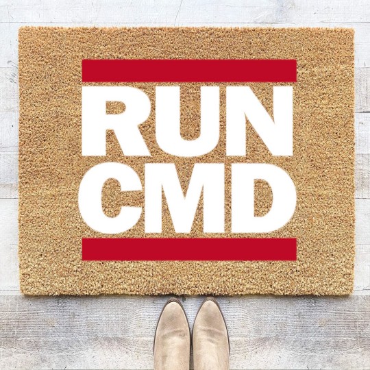 Discover RUN CMD Coir Doormats