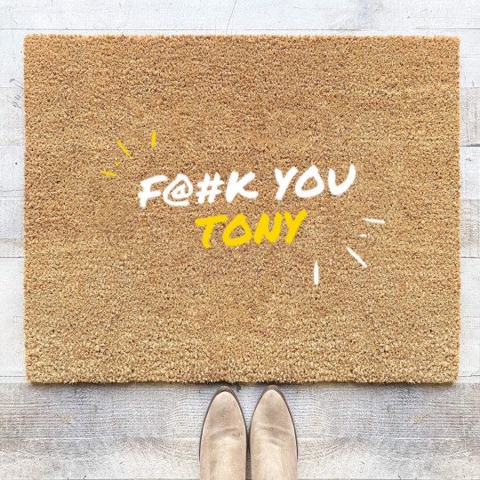 Discover Fk You Tony Fk You Ezekiel Coir Doormats