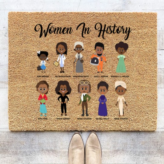 Discover Black Women In History Coir Doormats | Black History Month