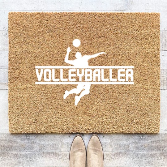 Discover Volleyball Volleyball Volleyball Volleyball Coir Doormats