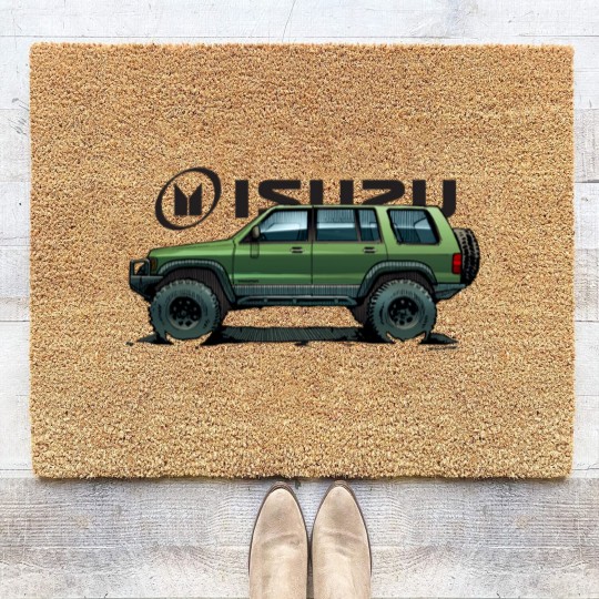 Discover 2nd Gen Isuzu Trooper - Green Coir Doormats