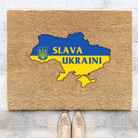 Discover Slava Ukraini Coir Doormats