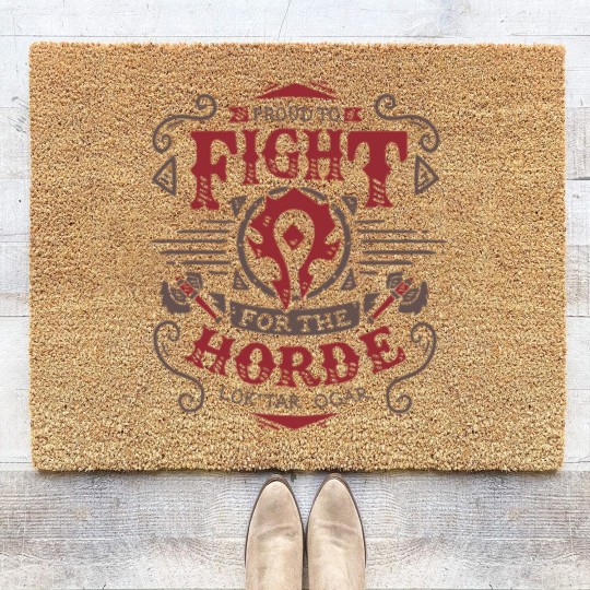 Discover Fight for the Horde Coir Doormats