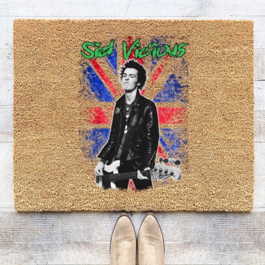 Discover SID VICIOUS - Cool / Rock / Punk / Punk Rock Coir Doormats