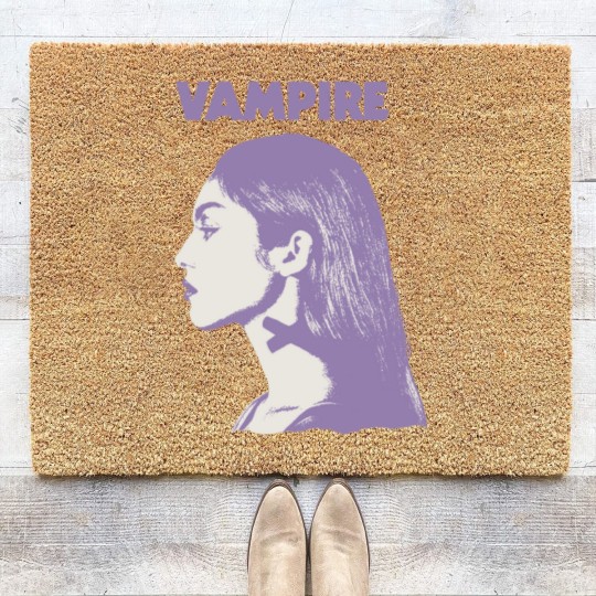 Discover Vampire Olivia Rodrigo Coir Doormats, Olivia Rodrigo Vampire Merch Coir Doormats