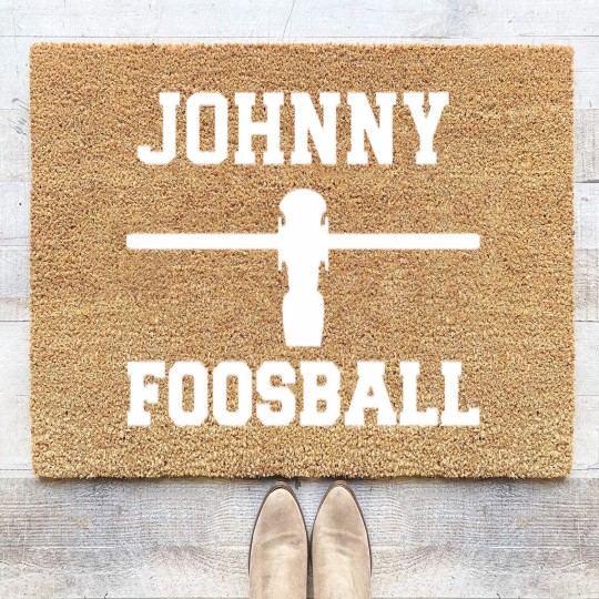 Discover Foosball Coir Doormats