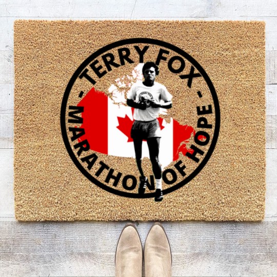 Discover Terry Fox Marathon Of Hope Unisex Coir Doormats, Ryan Reynolds Terry Fox Coir Doormats