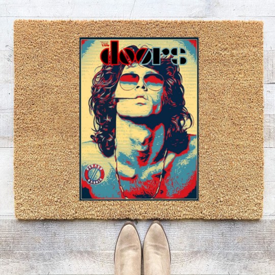 Discover The Doors Jim Morrison American Poet Rock Music Coir Doormats