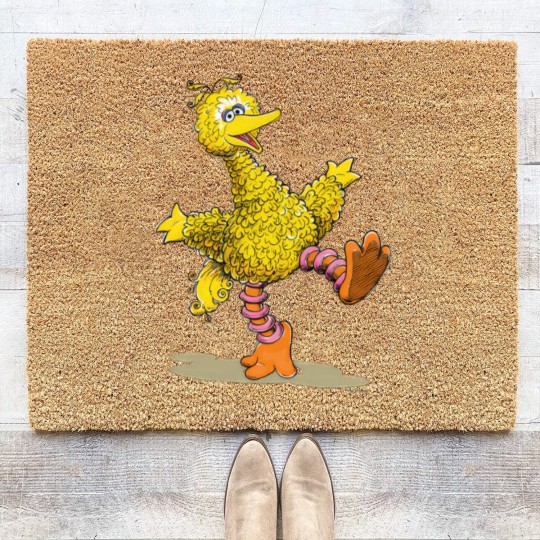 Discover Retro Art Big Bird Coir Doormats