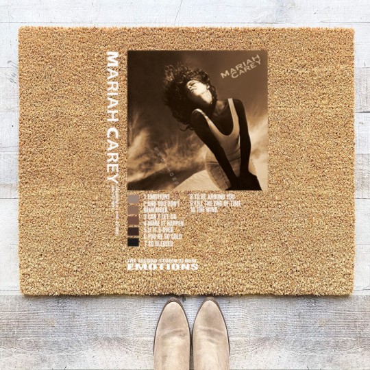 Discover Mariah Carey Emotions Album Coir Doormats