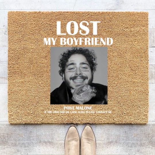 Discover Lost my boyfriend Post Malone Coir Doormats