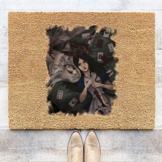 Discover Alice madness Coir Doormats