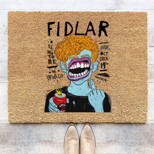 Discover fidlar band rockfidlar grennday deads kennedys nofx Class Coir Doormats