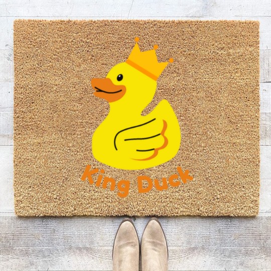 Discover King Duck - King Rubber Duck Coir Doormats