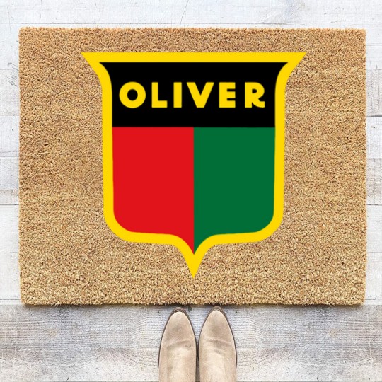 Discover LOGO  OLIVER TRACTORS125 Coir Doormats