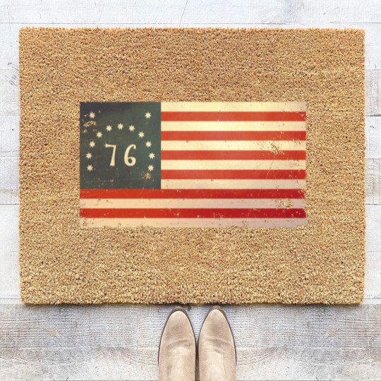 Discover USA Bennington Flag - Vintage - Usa - Coir Doormats