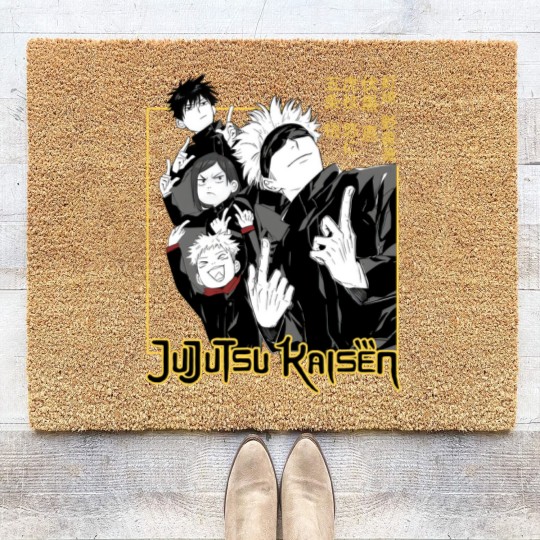Discover Jujutsu Satoru dark - Jujutsu Satoru - Coir Doormats