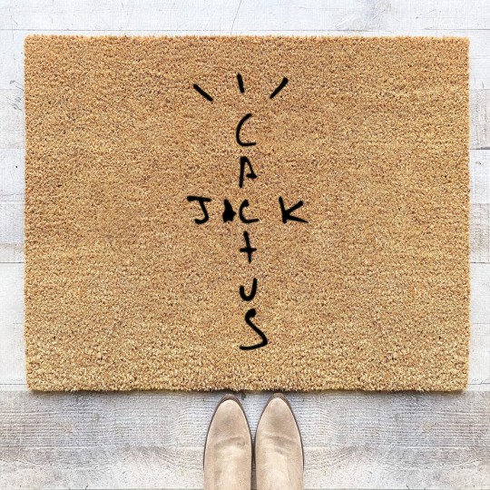 Discover cactus jack logo Coir Doormats