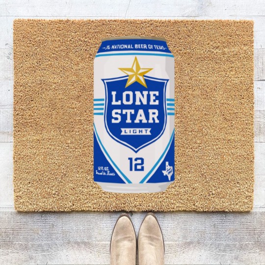 Discover Lone Star Light Can Coir Doormats