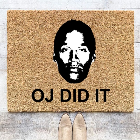 Discover OJ did it Coir Doormats